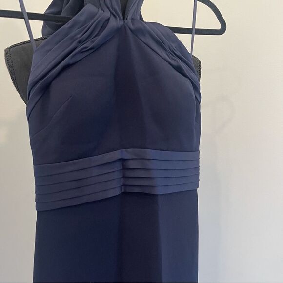 ELIZA J
Women's Halter-Wrap-Neck Crepe-Back-Satin Gown - Picture 6 of 11